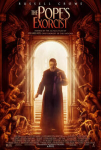 Cartel de la película El Exorcista del Papa, una película que rezuma Leyenda Negra.