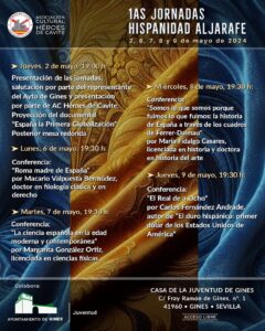 Programa de las 1as Jornadas Hispanidad Aljarafe